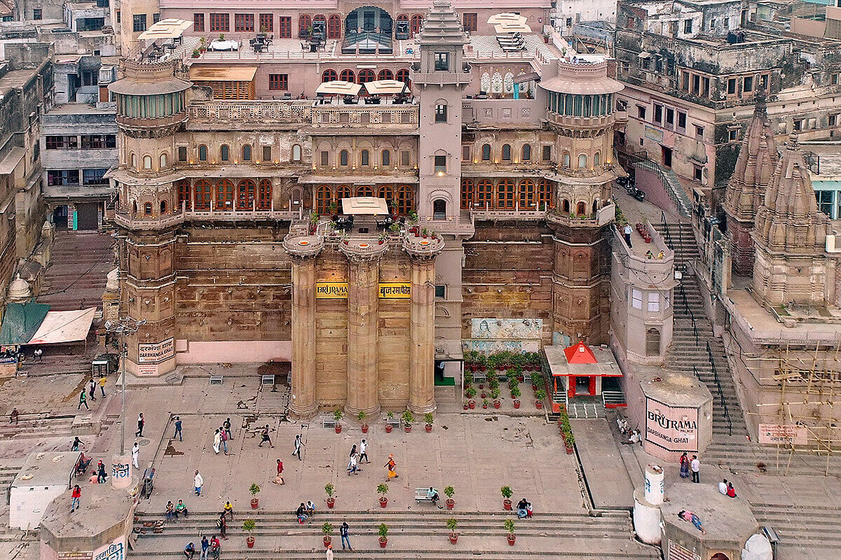 The luxurious Brijrama Palace 