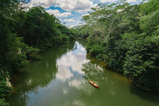 Canoeing On The Macal River Chaa Creek