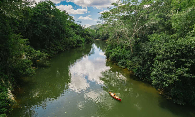 Canoeing On The Macal River Chaa Creek