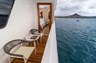 Typical private balcony adjoining your cabin
