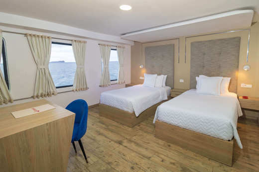 Main deck, twin cabin