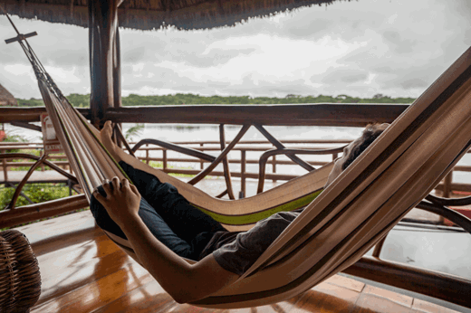 Relaxing by the river
