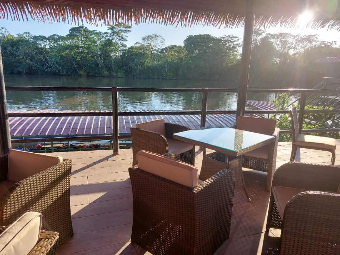 Enjoy dining al fresco