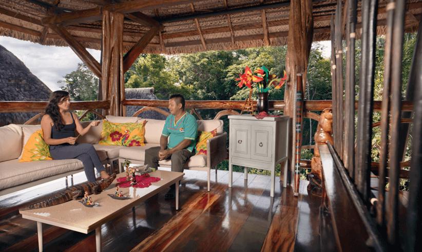 Relax in the tower room, with amazing views 