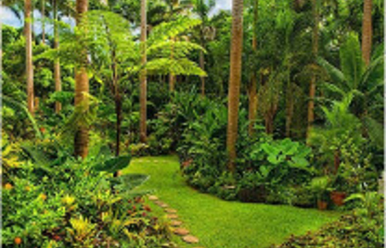Nearby botanical gardens 