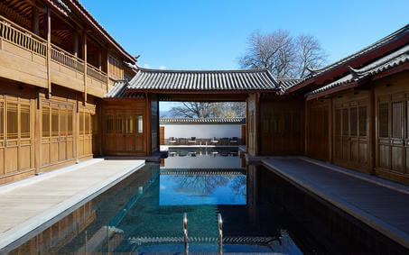 The swimming pool