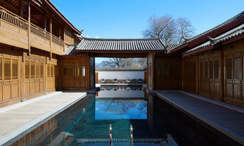 The swimming pool