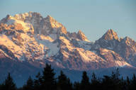 Stunning views of the mountain