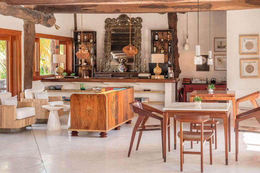 The dining room