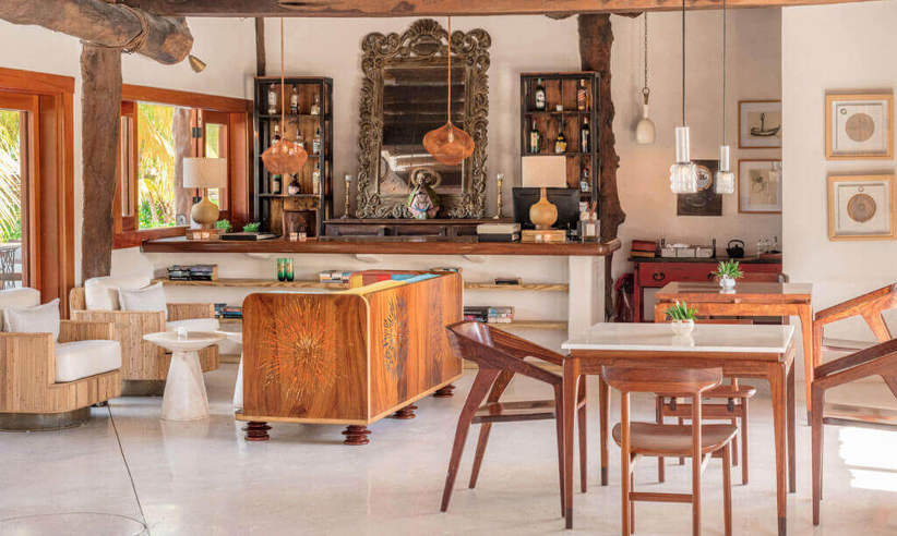 The dining room
