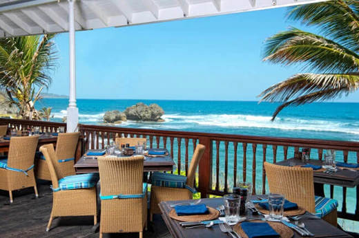 View from the restaurant 