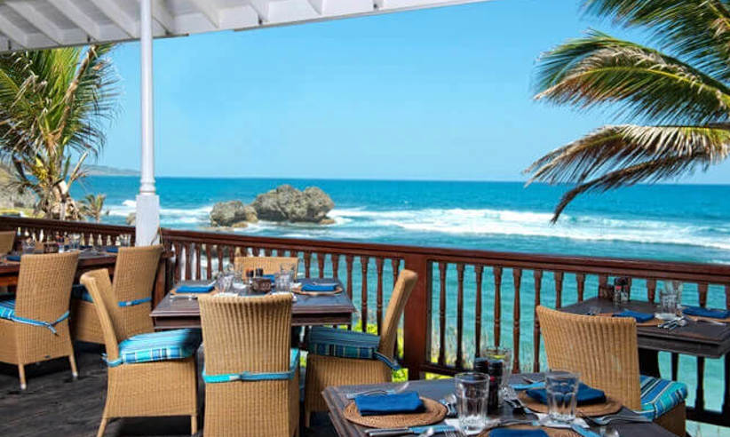 View from the restaurant 