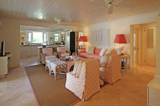 The lounge area
