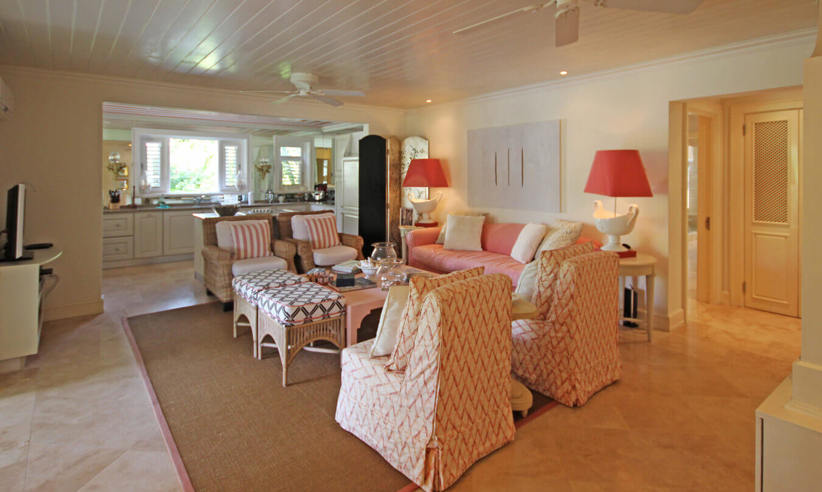 The lounge area