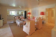 The lounge area