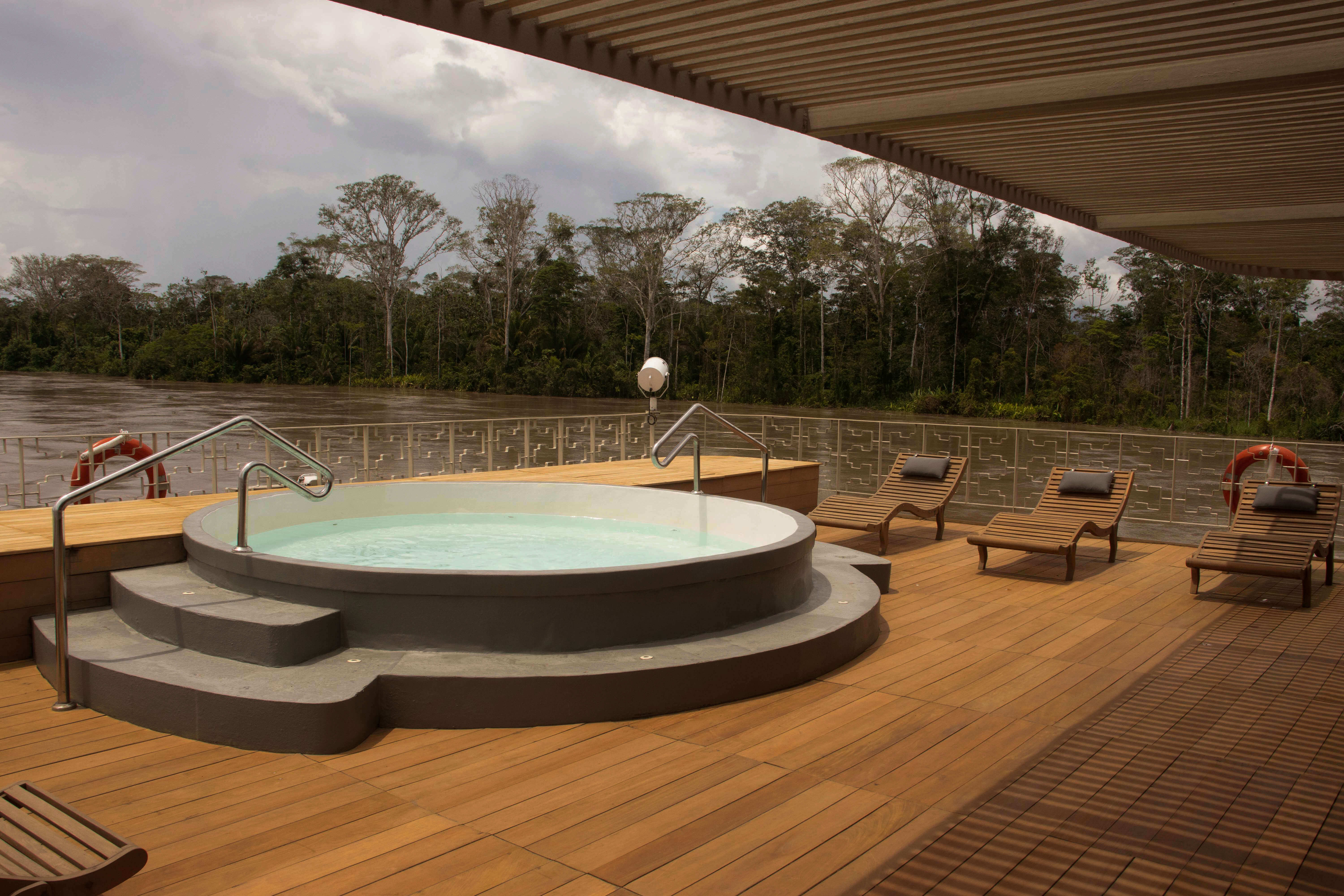 Relax on the sun deck