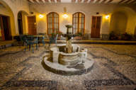 The inner courtyard