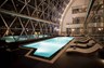 The stunning heated indoor pool