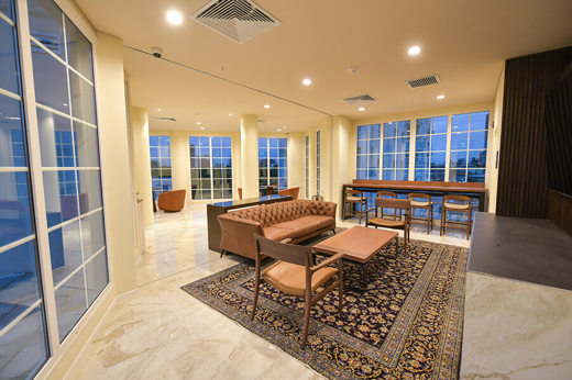 Lounge area