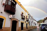 The colonial Hotel De Su Merced 