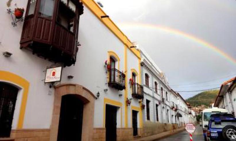 The colonial Hotel De Su Merced 