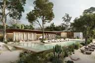 One of the 3 pools