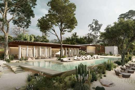 One of the 3 pools