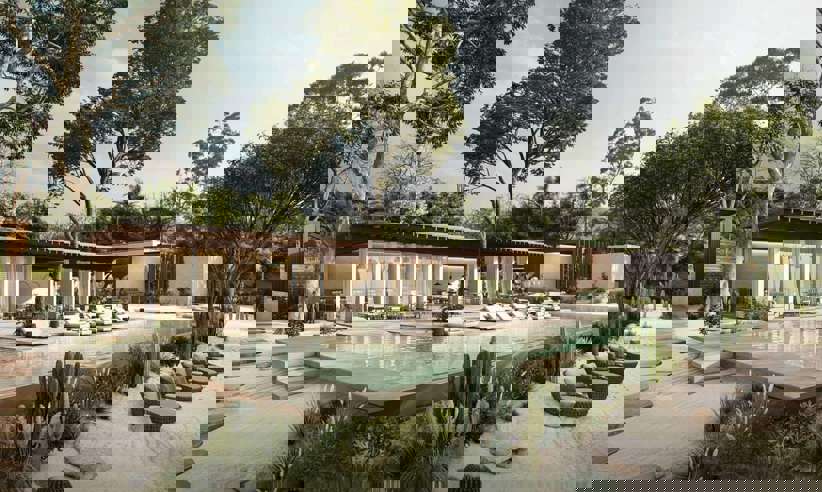 One of the 3 pools