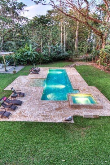 The swimming pool