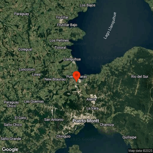 Map of Puerto Varas & Lake District