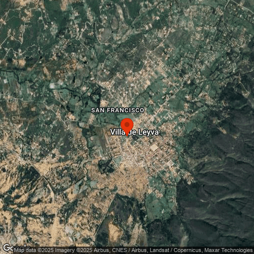 Map of Villa de Leyva & Ráquira