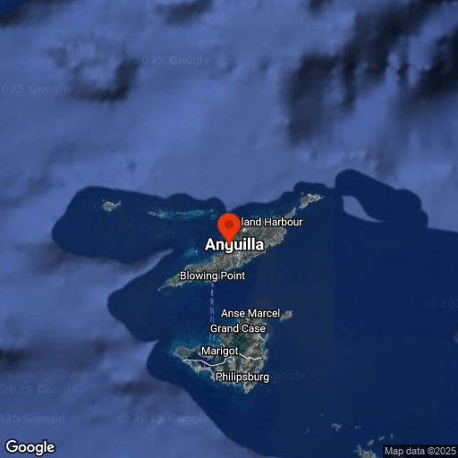 Map of Anguilla