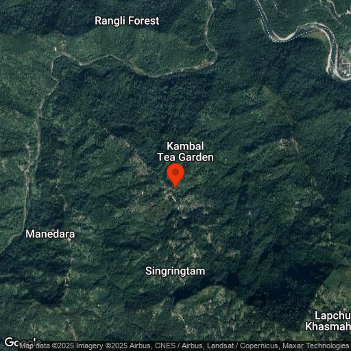 Map of Glenburn Tea Estate, Darjeeling