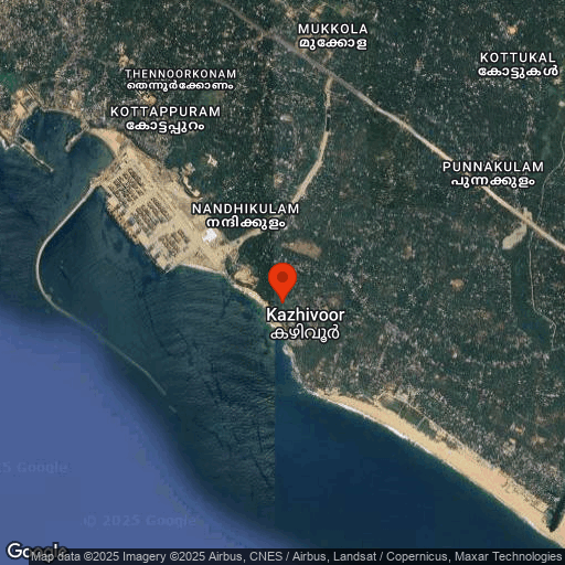 Map of Niraamaya Retreats Surya Samudra, Kovalam