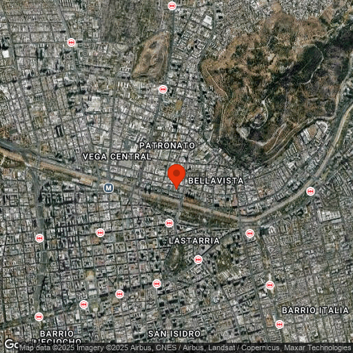 Map of Santiago In-depth tour