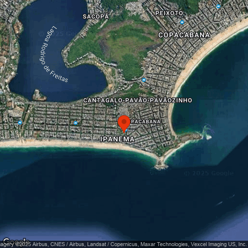 Map of Ipanema Hippie Market