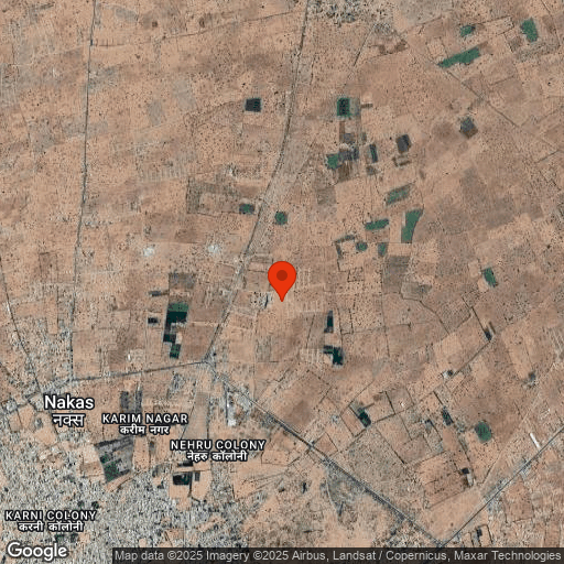 Map of Ranvas Nagaur, Thar Desert