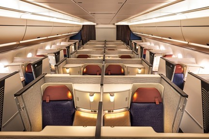 Air India Business Class Airbus 350 2