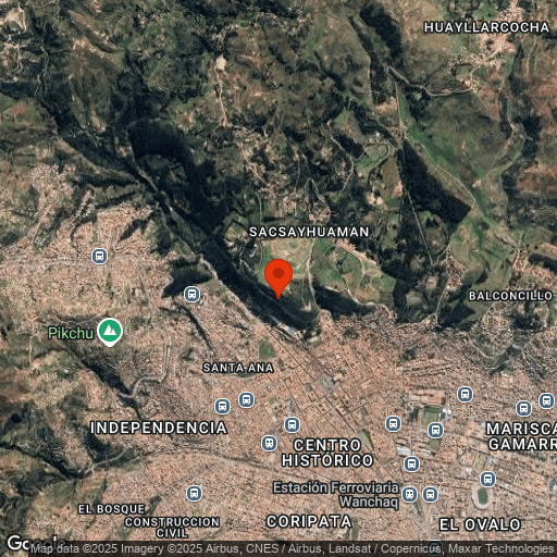 Map of Sacsayhuaman