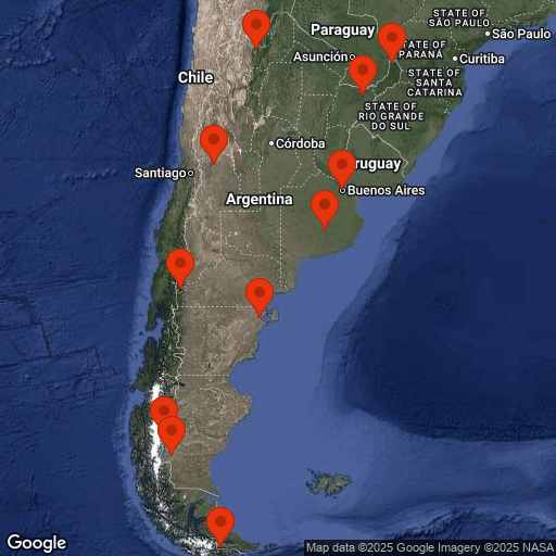 Map of Argentina