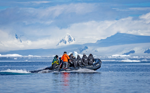 Recess Cove Charlotte Bay Zodiac Antarctic Peninsular Scenic Eclipse I 101S Antarctica SE1 BB 31 Benn Berkeley