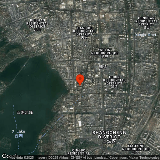Map of Hyatt Regency Hangzhou