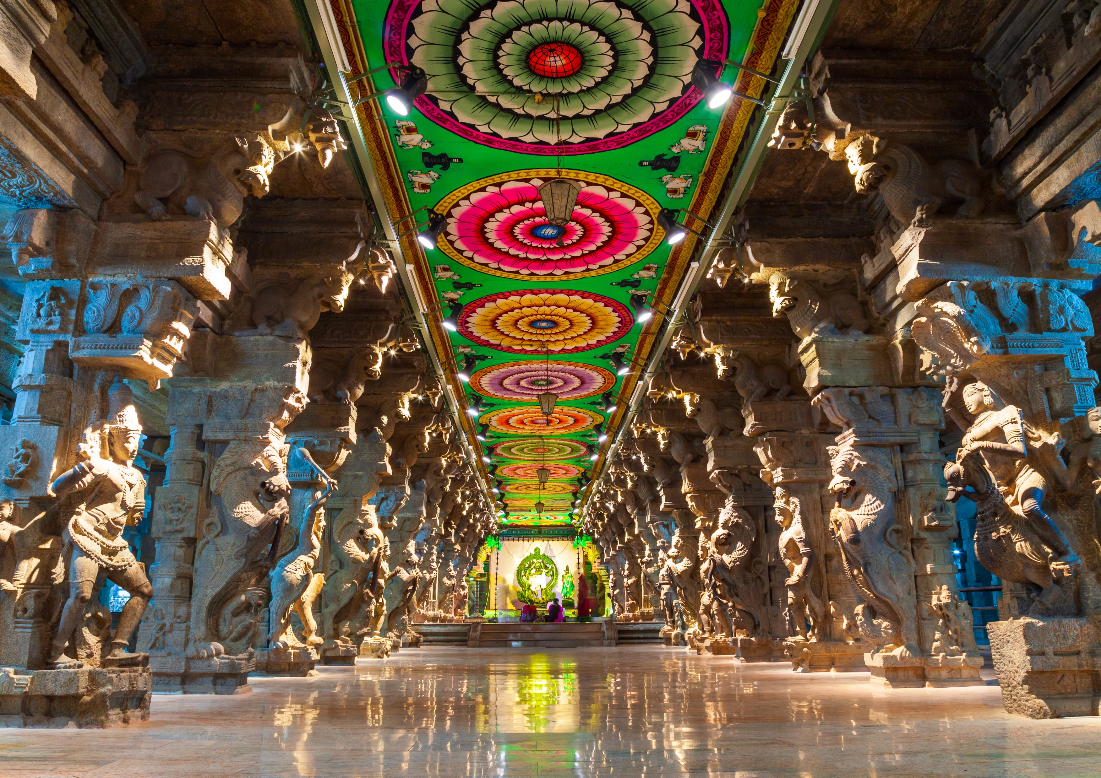 Meenakshi Temple Interior, Madurai