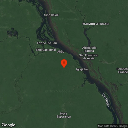 Map of Tucano Amazon Cruise