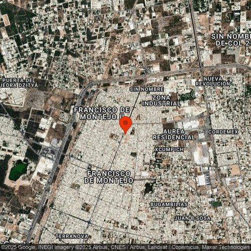 Map of Hacienda Xcanatun
