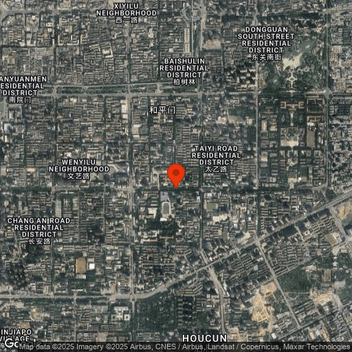Map of Tianyu Gloria Plaza Hotel Xi'an