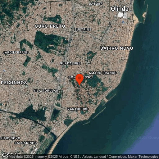 Map of Pousada Do Amparo