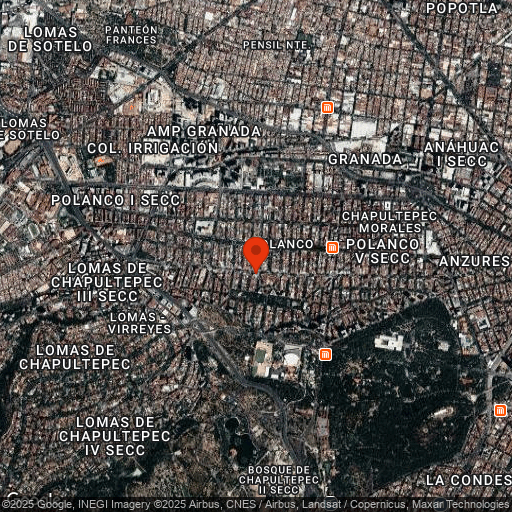 Map of Las Alcobas