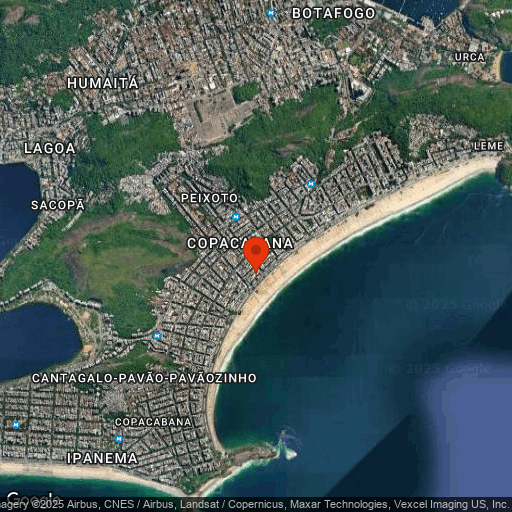Map of Mercure Rio de Janeiro