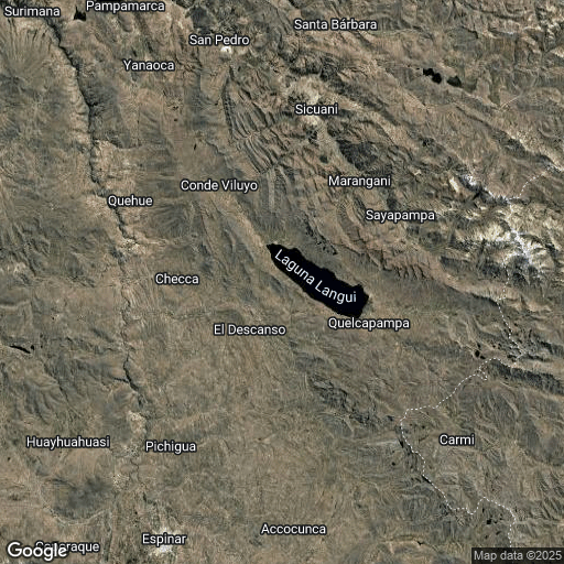 Map of Andean Landscapes